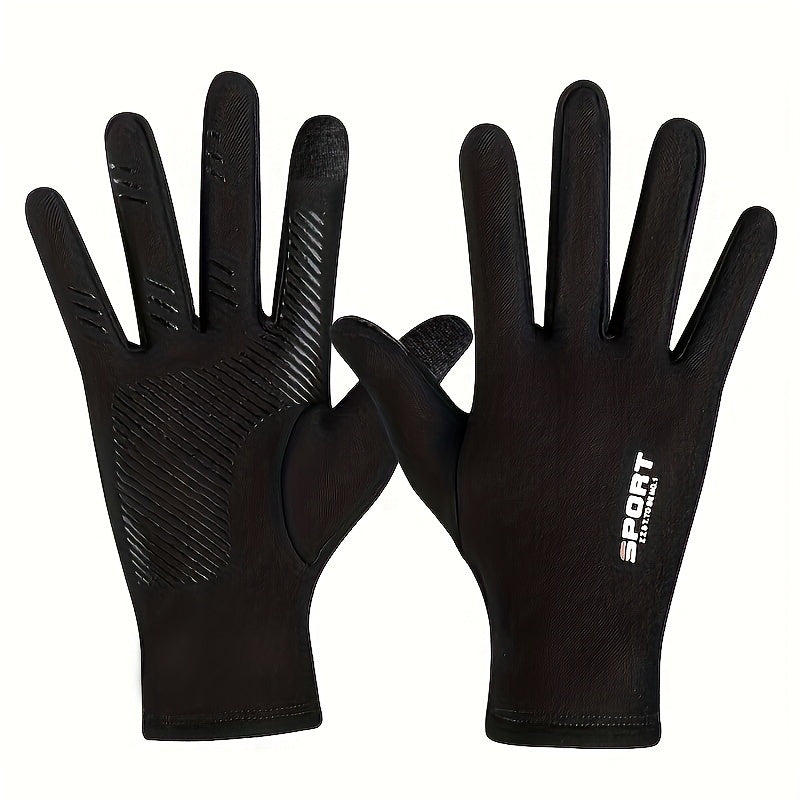 PAIRE DE GANTS IMPERMÉABLES TACTILES — ÉCRAN TACTILE • COUPE-VENT • ANTI-DÉRAPANT