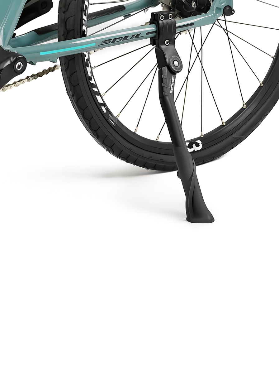 Béquille Vélo JSHOUBIKE — Réglable 24-29” — Alliage Aluminium Léger & Solide — Compatible VTT, VAE, Pliant, Neige — Installation Facile