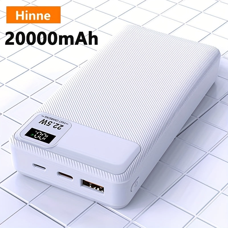 BATTERIE 10 000 / 20 000 mAh — CHARGE RAPIDE 22W • AFFICHAGE LED • 3 PORTS (USB / TYPE-C / MICRO) — IDÉALE VOYAGE • URGENCE • OUTDOOR
