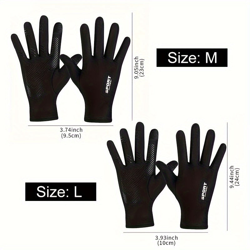PAIRE DE GANTS IMPERMÉABLES TACTILES — ÉCRAN TACTILE • COUPE-VENT • ANTI-DÉRAPANT