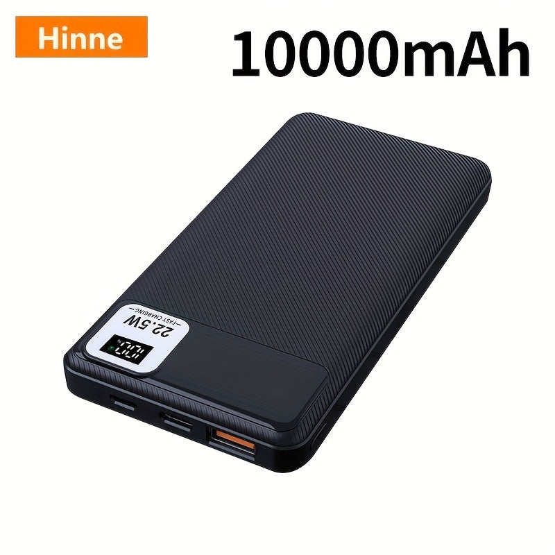 BATTERIE 10 000 / 20 000 mAh — CHARGE RAPIDE 22W • AFFICHAGE LED • 3 PORTS (USB / TYPE-C / MICRO) — IDÉALE VOYAGE • URGENCE • OUTDOOR