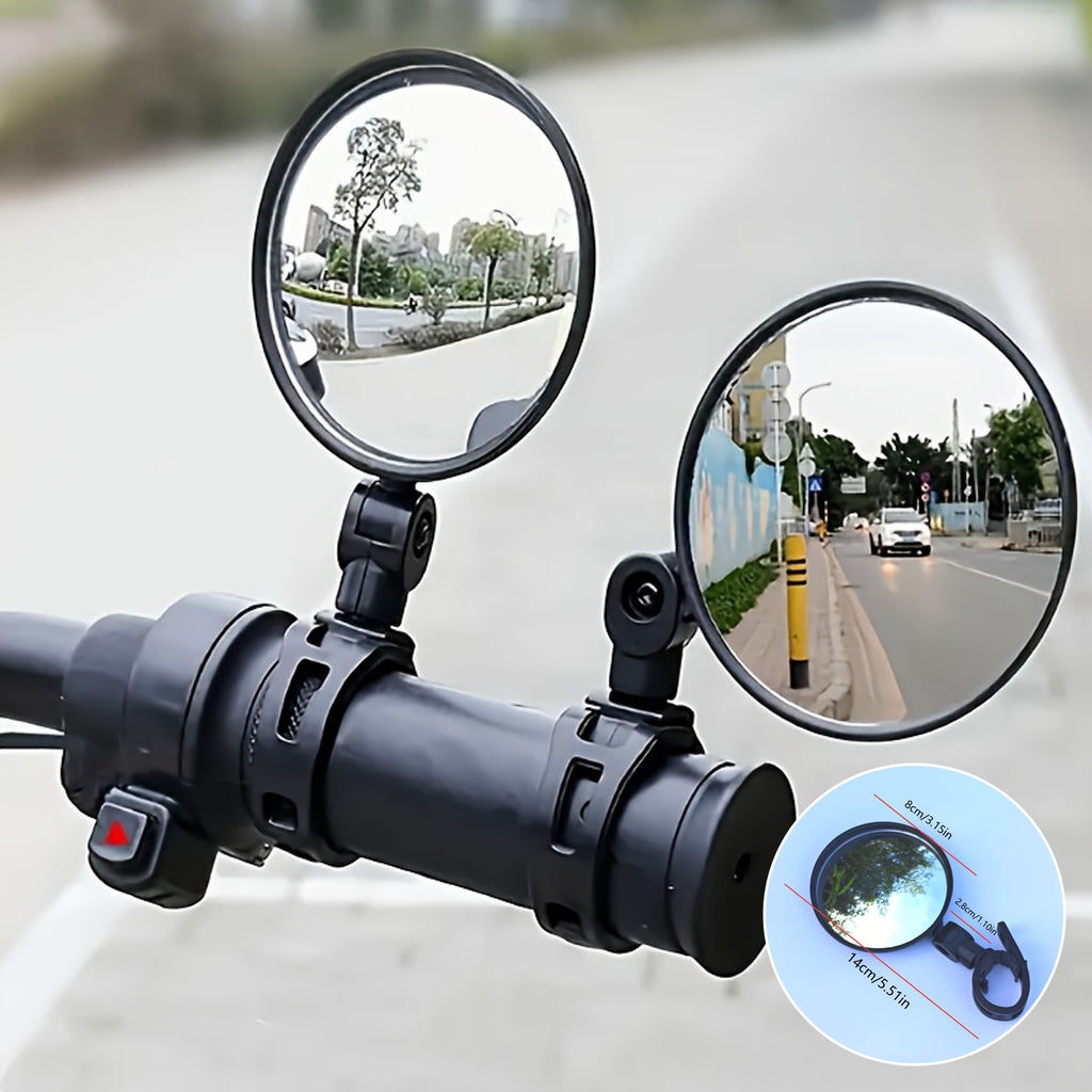 PAIRE DE RÉTROVISEURS VÉLO RÉGLABLES