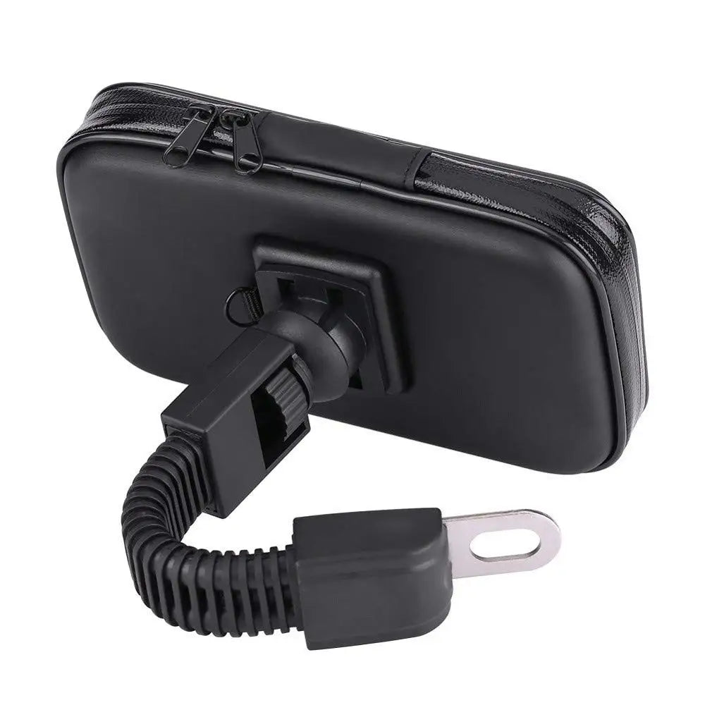 SUPPORT TÉLÉPHONE MOTO/VÉLO UNTOOM C-035-C — AVEC MIROIR RÉTROVISEUR INTÉGRÉ • ÉTANCHE IPX5 • COMPATIBLE 5.5” à 6.3” — IDÉAL VÉLO • VAE