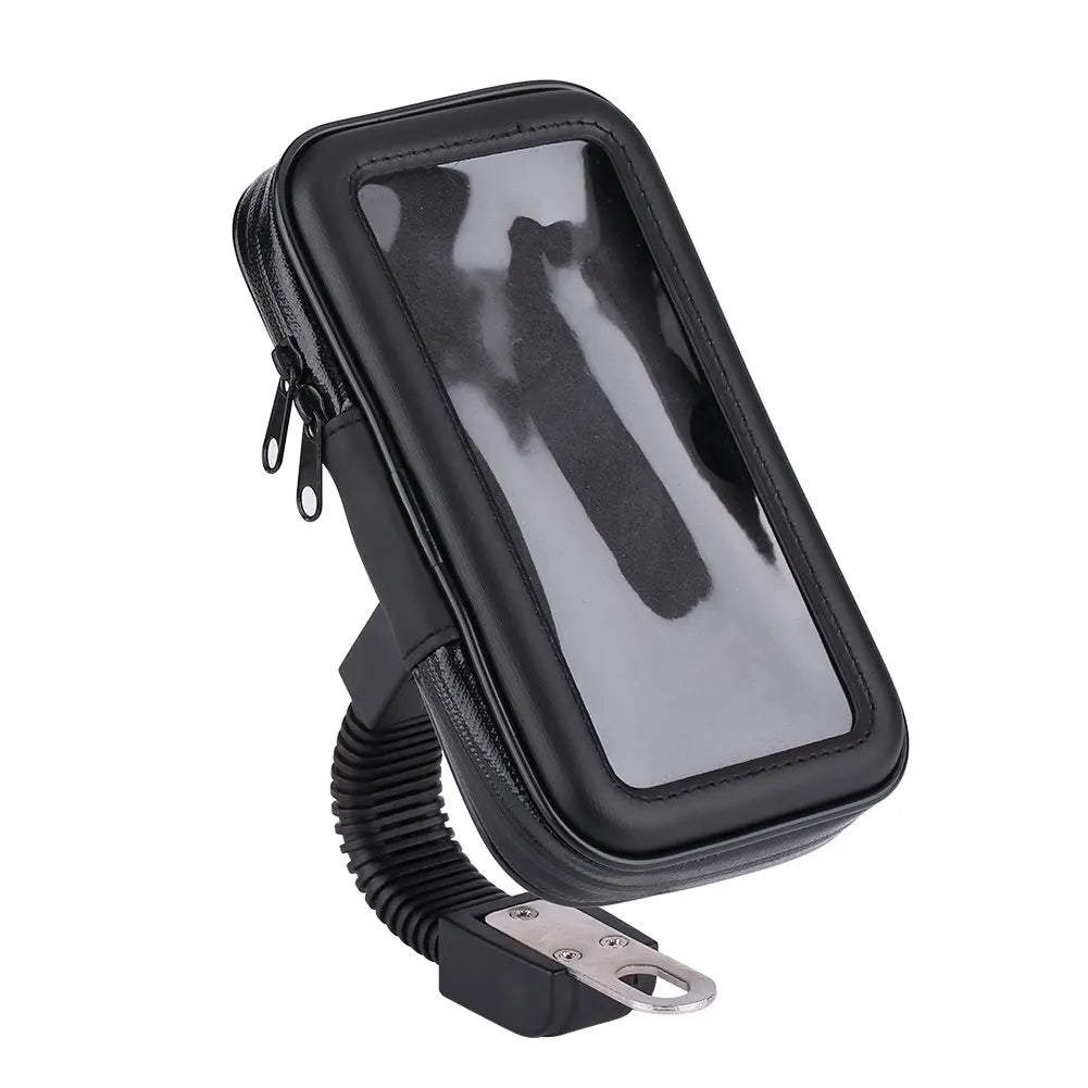 SUPPORT TÉLÉPHONE MOTO/VÉLO UNTOOM C-035-C — AVEC MIROIR RÉTROVISEUR INTÉGRÉ • ÉTANCHE IPX5 • COMPATIBLE 5.5” à 6.3” — IDÉAL VÉLO • VAE