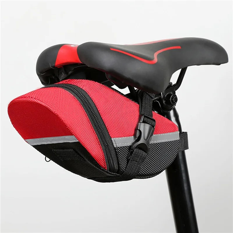 Sac de Selle Vélo Étanche en Nylon — Compartiment Outils VTT — Fixation Rapide — Léger & Résistant — Accessoire Essentiel Cycliste