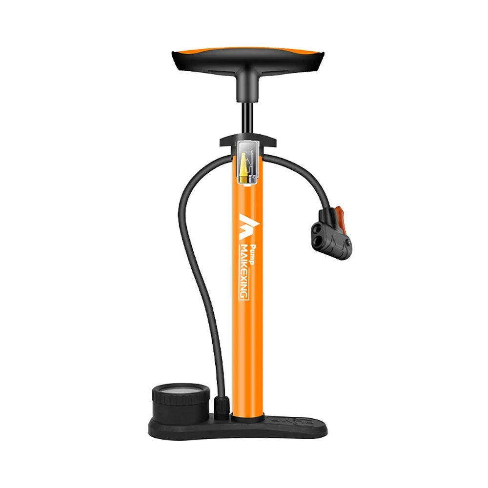 POMPE À VÉLO MANUELLE TOPTREK — 160 PSI • MANOMÈTRE HAUTE PRÉCISION • EMBOUT 3-EN-1 (PRESTA / SCHRADER / DUNLOP) — COMPATIBLE VOITURE • MOTO • BALLONS