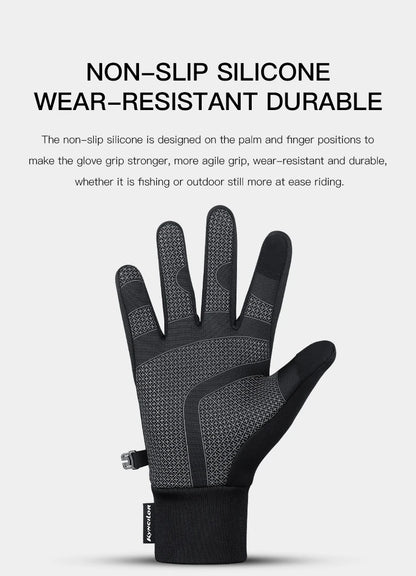 🧤 GANTS CYCLISME HIVER OUTDOOR — ÉCRAN TACTILE • WINDPROOF • WATERPROOF • 3M THINSULATE™