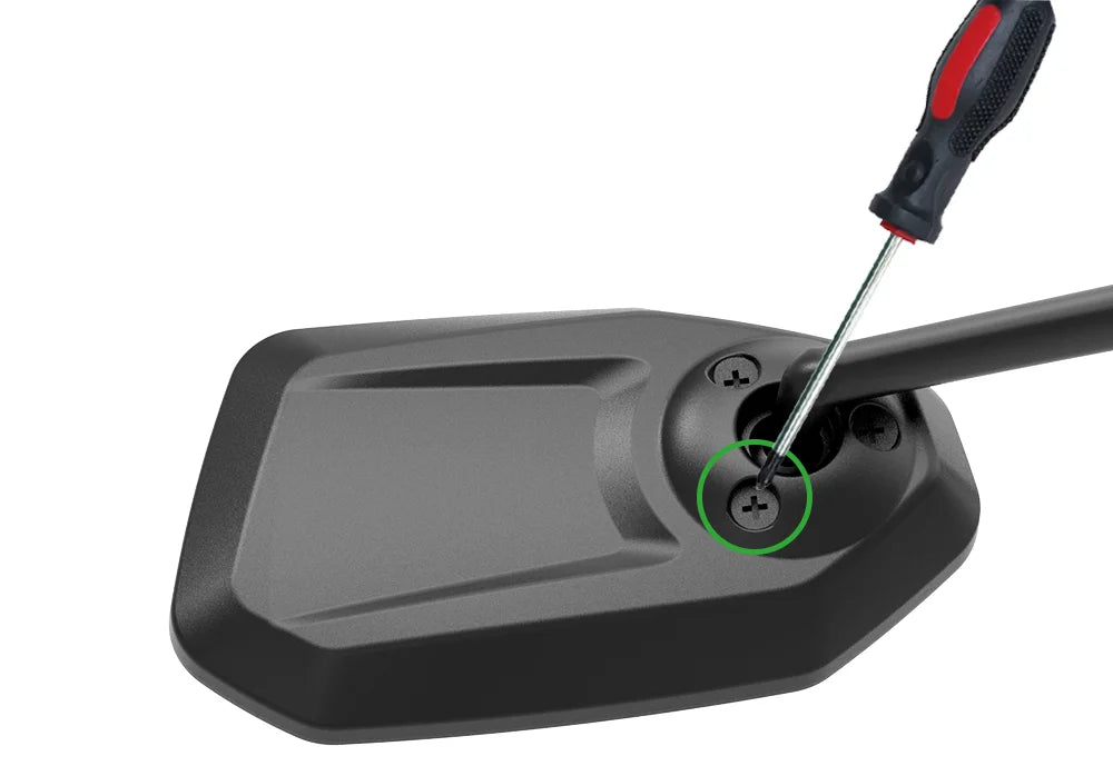 Rétroviseur Vélo EasyDo — Bras Télescopique 360° Rotatif — Compatible VTT, Route, VAE — Installation Rapide sur Guidon — Vision Arrière Sécurisée