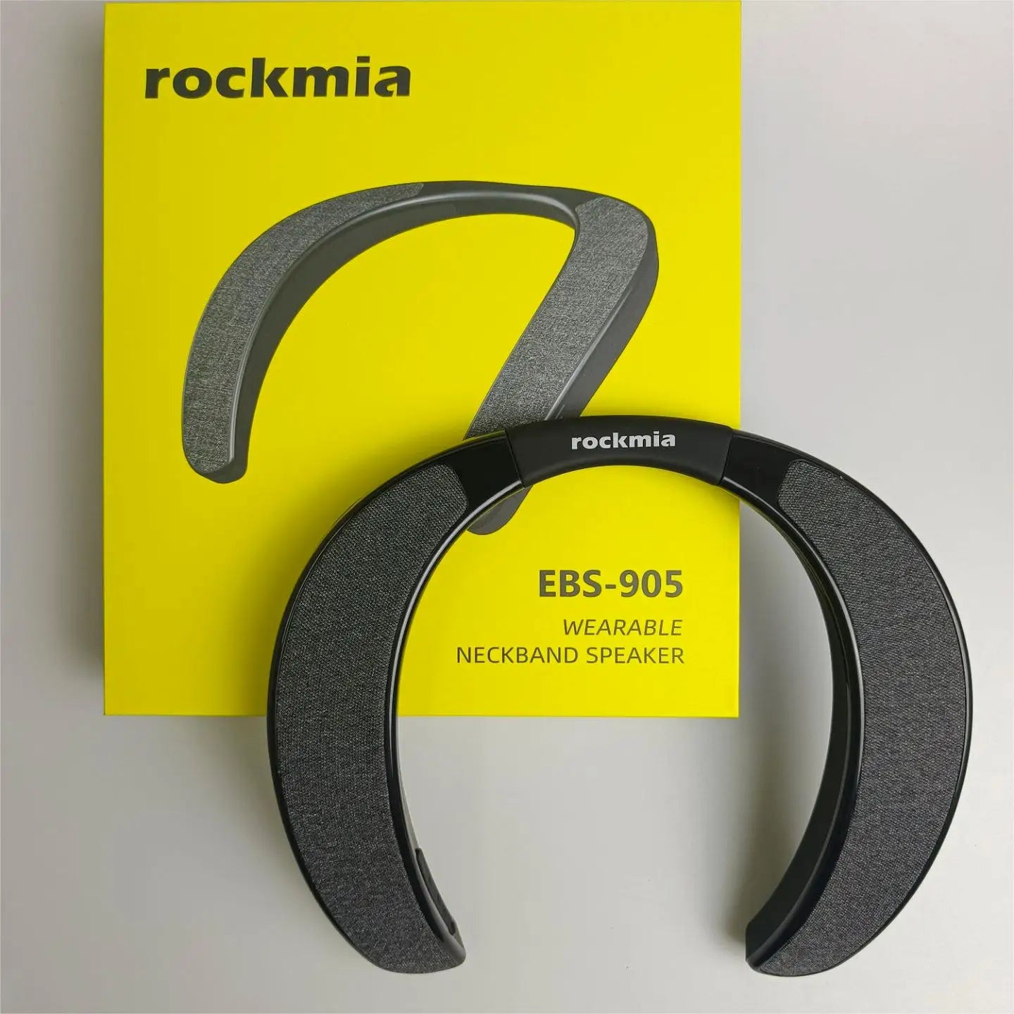 ENCEINTE PORTABLE AUTOUR DU COU ROCKMIA EBS-905 — 6W STEREO • BLUETOOTH 5.3 • ÉTANCHE • LECTEUR MP3 (TF CARD)