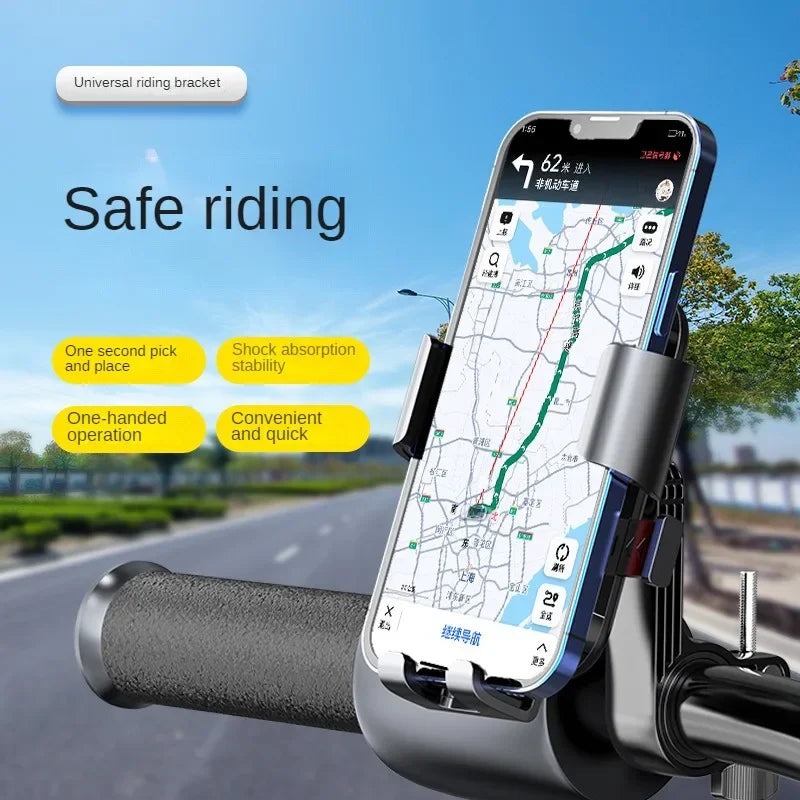 SUPPORT TÉLÉPHONE MOTO & VÉLO dawndesslo — ROTATION 360° LIBRE • ANTI-CHOC • COMPATIBLE UNIVERSAL — IDÉAL POUR NAVIGATION GPS • MUSIQUE • APPELS