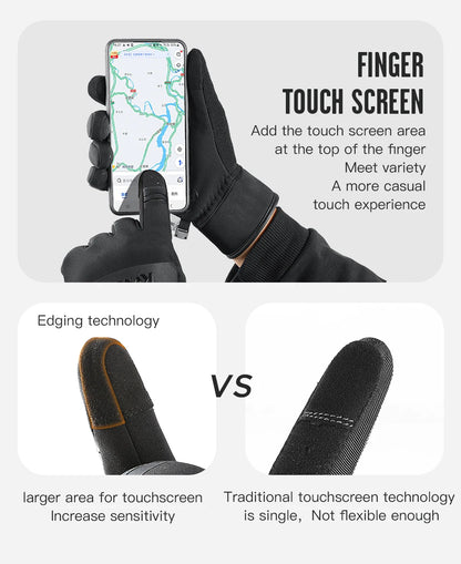 🧤 GANTS CYCLISME HIVER OUTDOOR — ÉCRAN TACTILE • WINDPROOF • WATERPROOF • 3M THINSULATE™