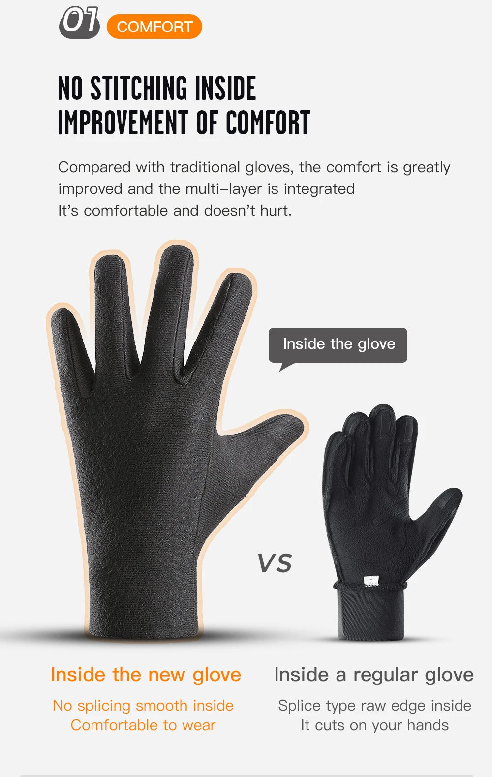 🧤 GANTS CYCLISME HIVER OUTDOOR — ÉCRAN TACTILE • WINDPROOF • WATERPROOF • 3M THINSULATE™