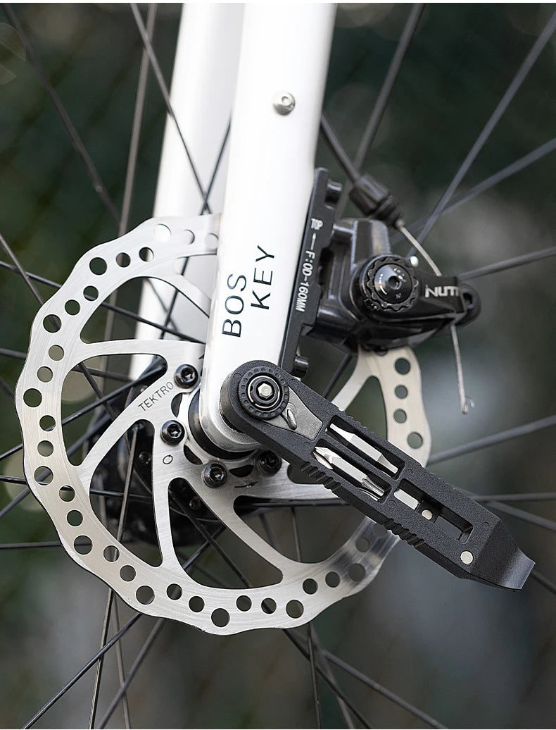 KIT D’OUTILS MULTIFONCTIONS ROCKBROS — CLÉ À CLIQUET + DÉMONTE-PNEUS HAUTE RÉSISTANCE — IDÉAL VÉLO • VTT • ROUTE • URBAIN • VOYAGE
