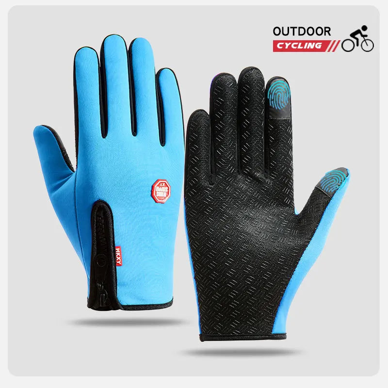 GANTS D’HIVER TACTILES UNISEXE — ÉCRAN TACTILE • IMPERMÉABLES • COUPE-VENT • CHAUDS — IDÉAUX VÉLO • MOTO • SKI • RUNNING • CONDUITE