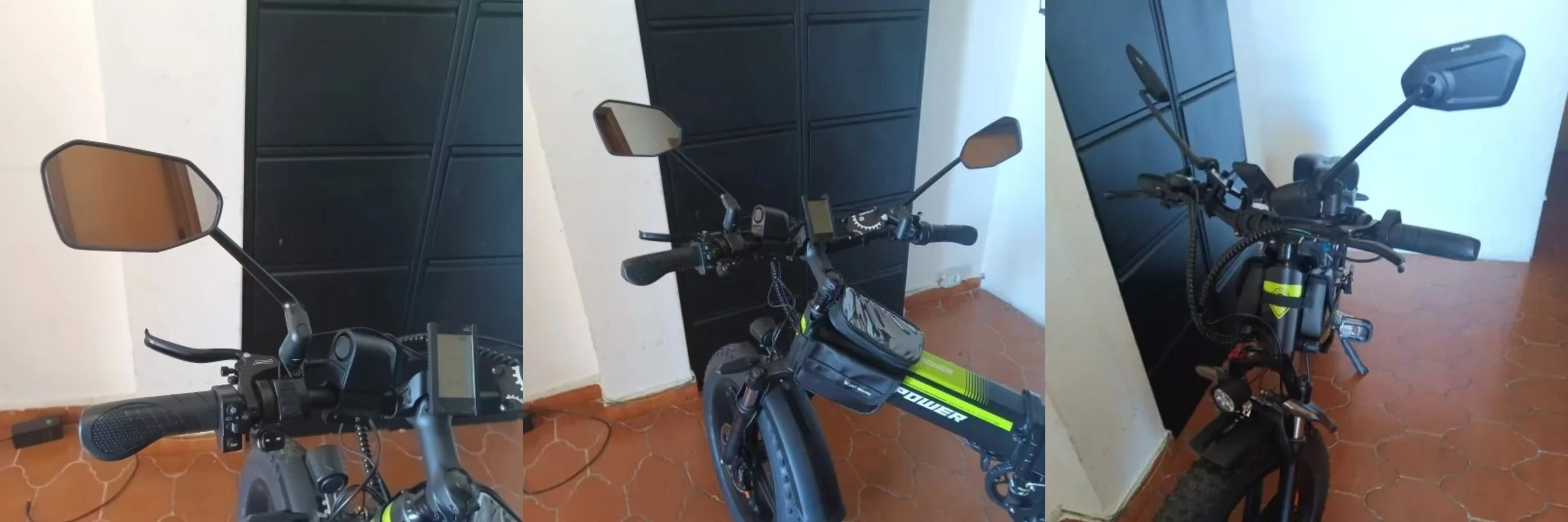 Rétroviseur Vélo EasyDo — Bras Télescopique 360° Rotatif — Compatible VTT, Route, VAE — Installation Rapide sur Guidon — Vision Arrière Sécurisée