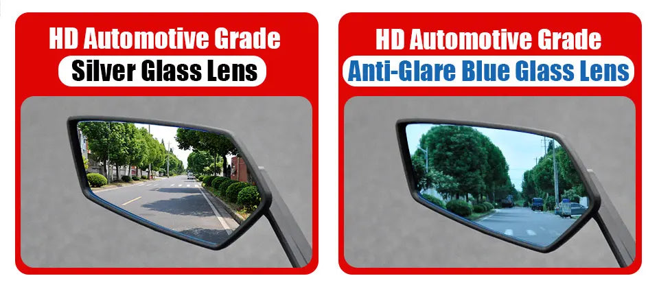 Rétroviseur Vélo EasyDo — Bleu, Réglable 360° — Verre Large Anti-Angle Mort — Compatible Vélo & Moto Légère — Installation Rapide sur Guidon