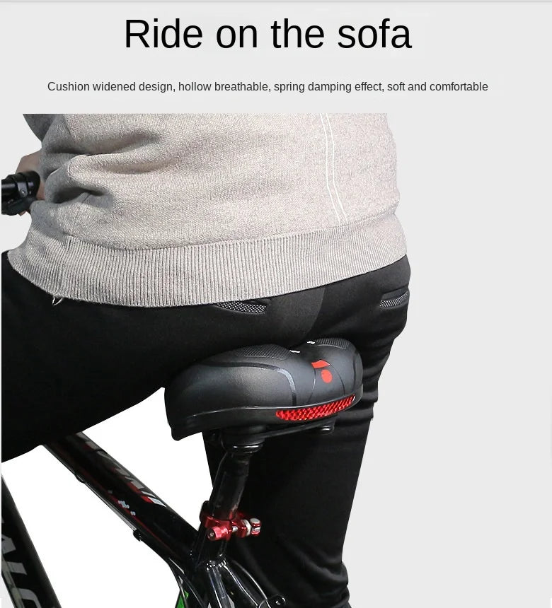 SELLE VÉLO “HOLLOW BREATHABLE” — CONFORT MAX POUR HOMMES & FEMMES — ABSORPTION DES CHOCS — IDÉALE POUR “BIG BUTT” — VTT • ROUTE • VILLE