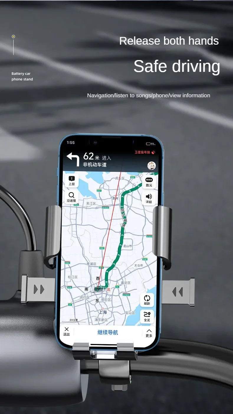 SUPPORT TÉLÉPHONE MOTO & VÉLO dawndesslo — ROTATION 360° LIBRE • ANTI-CHOC • COMPATIBLE UNIVERSAL — IDÉAL POUR NAVIGATION GPS • MUSIQUE • APPELS