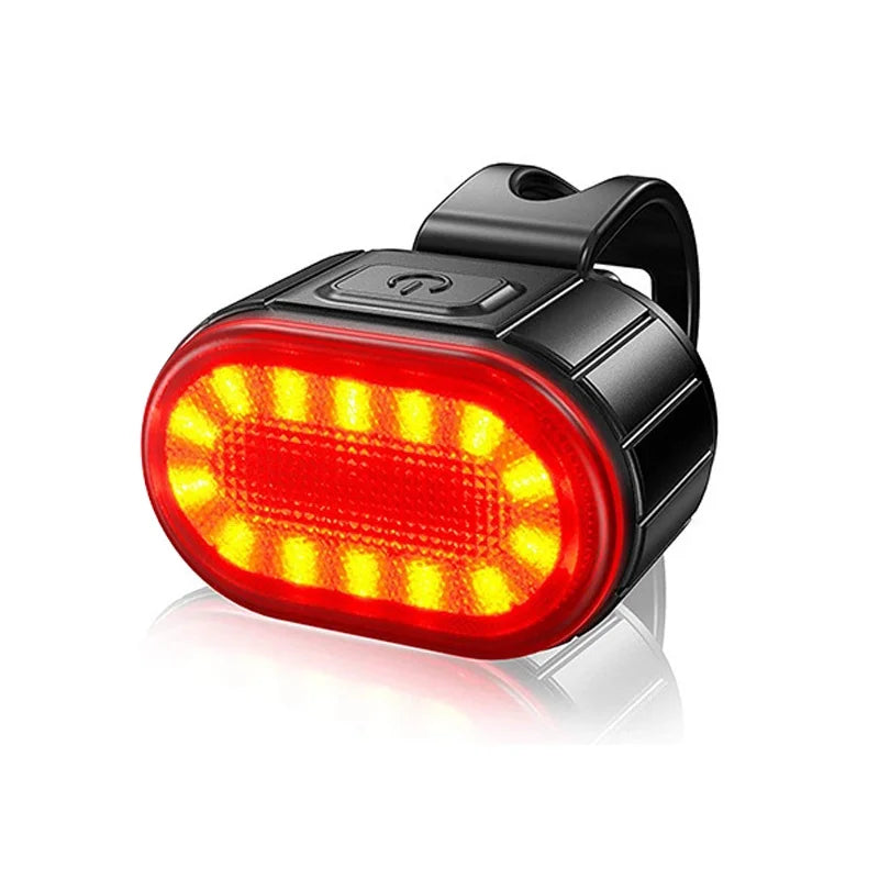 Kit Feux Vélo LED Rechargeables USB — Avant & Arrière — IPX5 Étanche, 6 Modes, 12h Autonomie — Idéal VTT, Route, Ville & Promenade de Chien