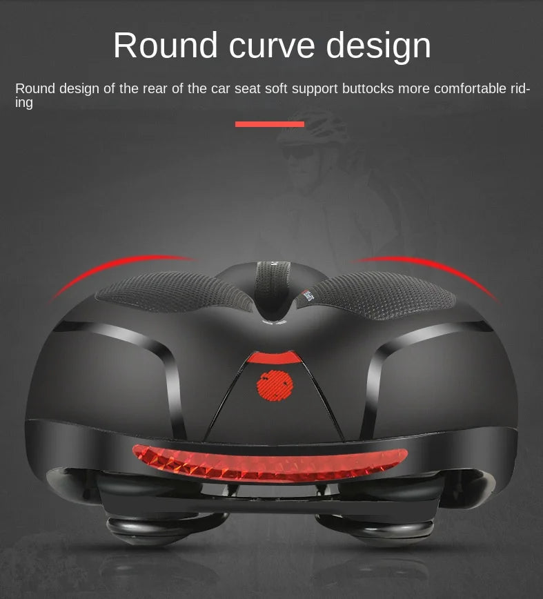 SELLE VÉLO “HOLLOW BREATHABLE” — CONFORT MAX POUR HOMMES & FEMMES — ABSORPTION DES CHOCS — IDÉALE POUR “BIG BUTT” — VTT • ROUTE • VILLE