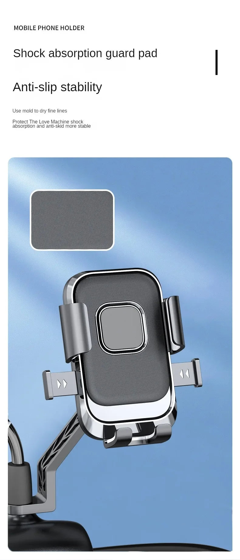 SUPPORT TÉLÉPHONE MOTO & VÉLO dawndesslo — ROTATION 360° LIBRE • ANTI-CHOC • COMPATIBLE UNIVERSAL — IDÉAL POUR NAVIGATION GPS • MUSIQUE • APPELS