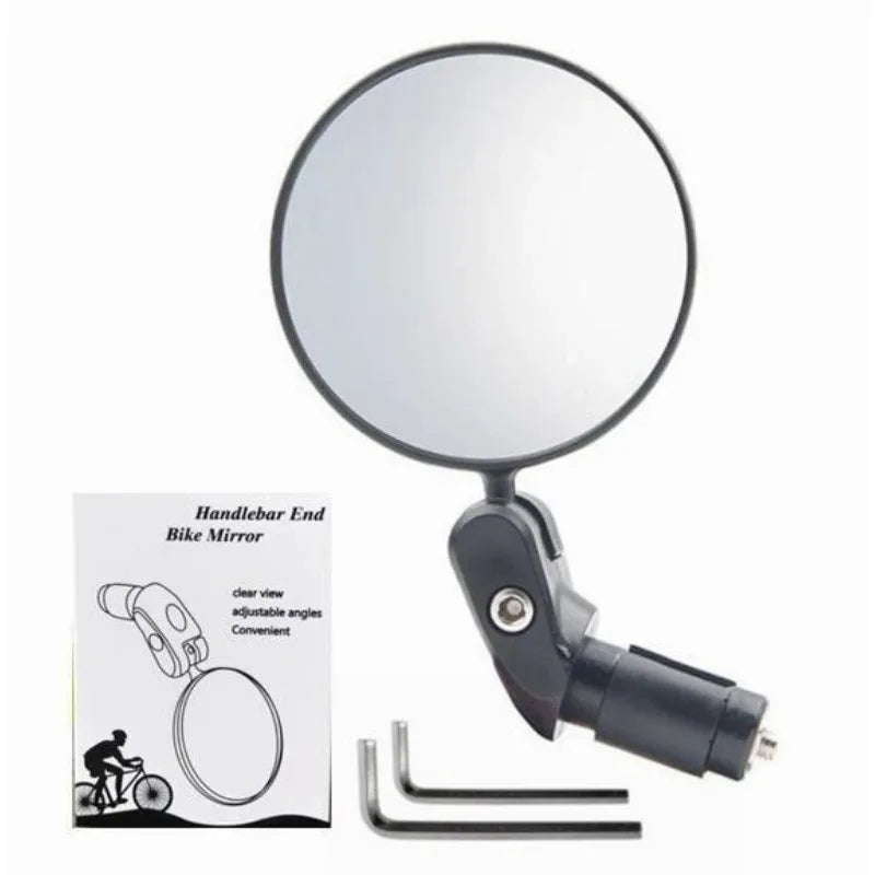 RÉTROVISEUR VÉLO & SCOOTER ÉLECTRIQUE — VERRE HD 4,5” • ROTATION 360° • FIXATION UNIVERSELLE 22-25mm — SÉCURITÉ ACTIVE SANS TOURNER LA TÊTE