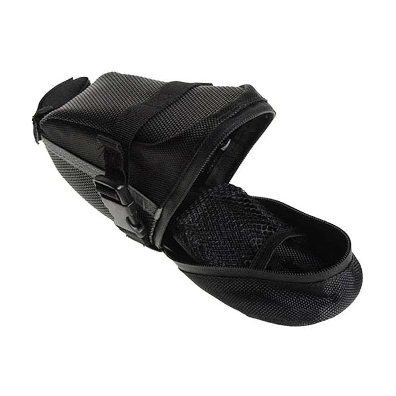 Sac de Selle Vélo Étanche en Nylon — Compartiment Outils VTT — Fixation Rapide — Léger & Résistant — Accessoire Essentiel Cycliste