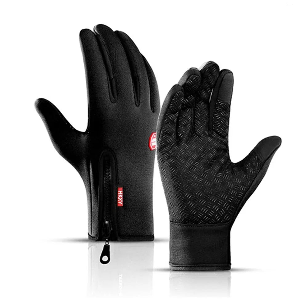 GANTS D’HIVER TACTILES UNISEXE — ÉCRAN TACTILE • IMPERMÉABLES • COUPE-VENT • CHAUDS — IDÉAUX VÉLO • MOTO • SKI • RUNNING • CONDUITE