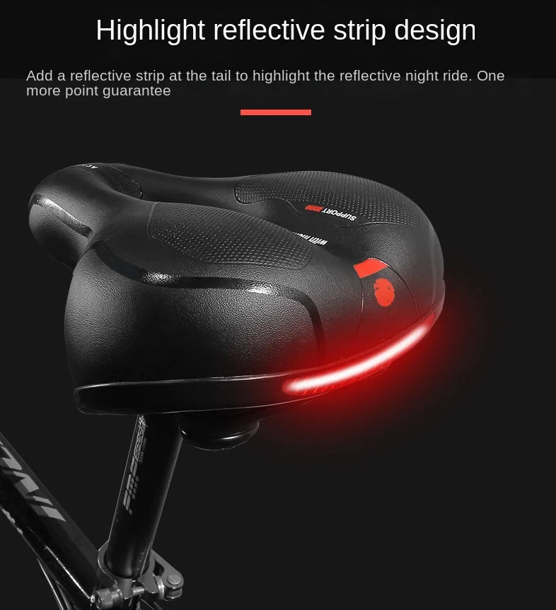 SELLE VÉLO “HOLLOW BREATHABLE” — CONFORT MAX POUR HOMMES & FEMMES — ABSORPTION DES CHOCS — IDÉALE POUR “BIG BUTT” — VTT • ROUTE • VILLE