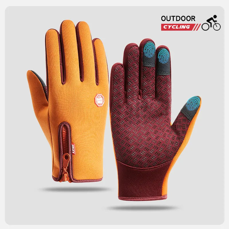 GANTS D’HIVER TACTILES UNISEXE — ÉCRAN TACTILE • IMPERMÉABLES • COUPE-VENT • CHAUDS — IDÉAUX VÉLO • MOTO • SKI • RUNNING • CONDUITE