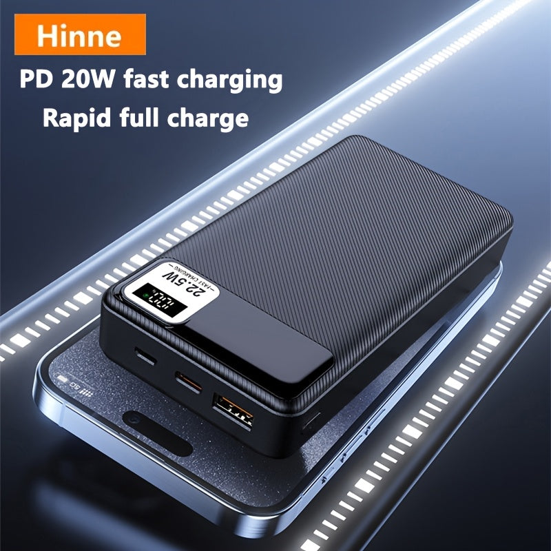 BATTERIE 10 000 / 20 000 mAh — CHARGE RAPIDE 22W • AFFICHAGE LED • 3 PORTS (USB / TYPE-C / MICRO) — IDÉALE VOYAGE • URGENCE • OUTDOOR