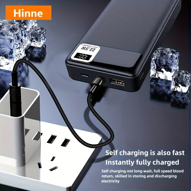 BATTERIE 10 000 / 20 000 mAh — CHARGE RAPIDE 22W • AFFICHAGE LED • 3 PORTS (USB / TYPE-C / MICRO) — IDÉALE VOYAGE • URGENCE • OUTDOOR