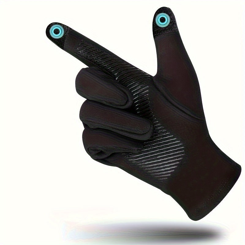 PAIRE DE GANTS IMPERMÉABLES TACTILES — ÉCRAN TACTILE • COUPE-VENT • ANTI-DÉRAPANT